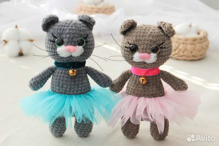 Вязаная кошечка