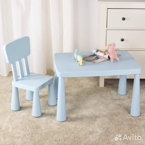 Детский стол и стул IKEA