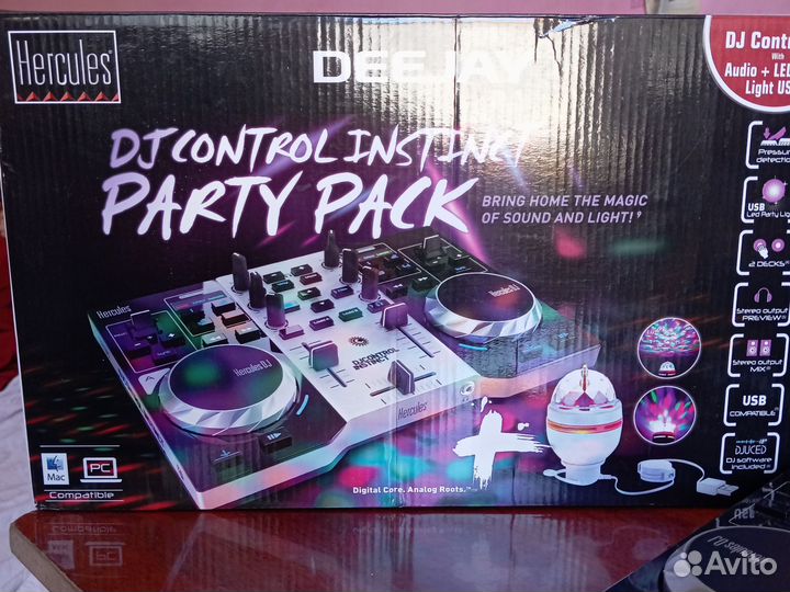 Dj контроллер hercules DJControl Instinct
