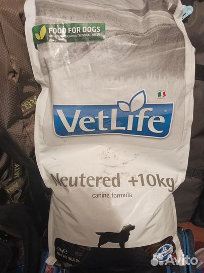 Сухой корм для собак vetlife