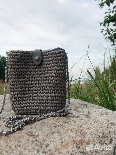 Сумка женская вязаная