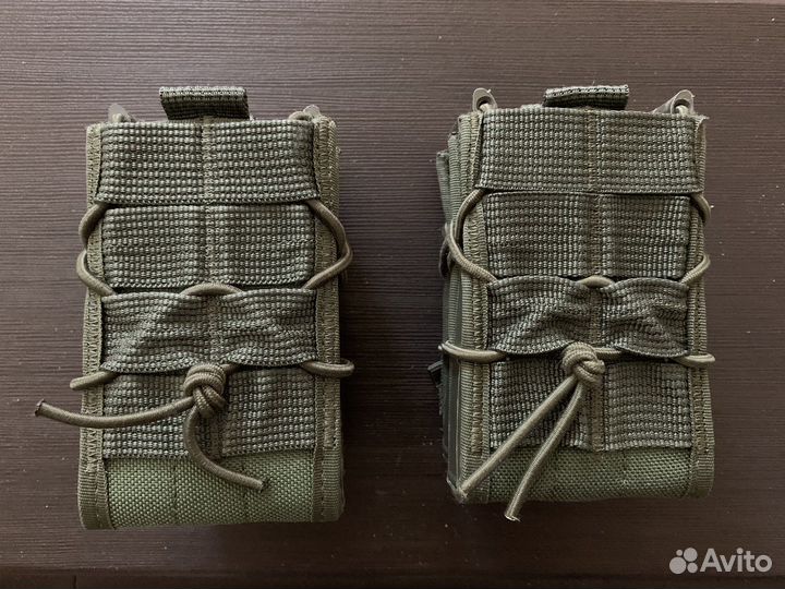 Подсумки Фаст Двойные для м-на ак, Олива, 2 шт