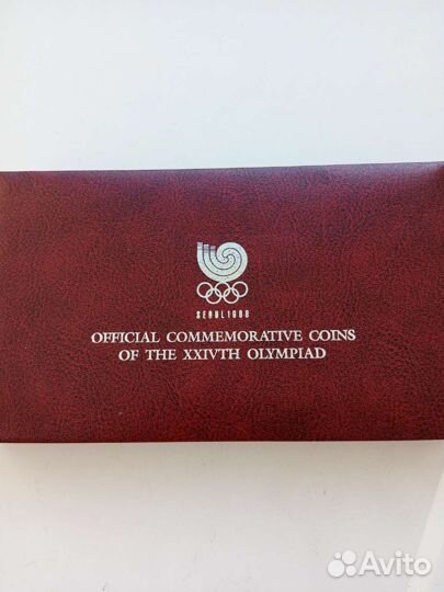 Монеты, олимпиада в Сеуле