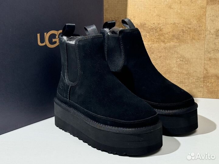 Угги Ugg Neumel Platform Chelsea Black