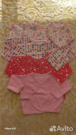 Распашонки, футболки для новорожденных