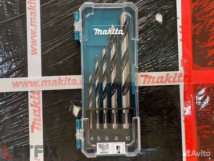 Набор сверл по дереву 4-10 мм Makita D-72861, 5 шт