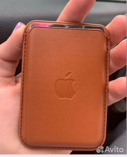 Держатель для карт Leather Wallet MagSafe hi-copy