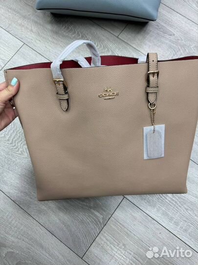 Сумка шопер женский Coach Mollie tote color