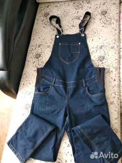 Джинсовый комбинезон для беременных