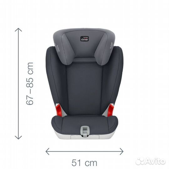 Детское автокресло 9 до 36 кг britax romer isofix