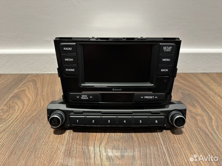 Штатная магнитола на hyundai solaris 2