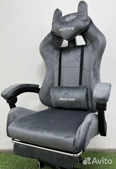 Компьютерное игровое кресло геймерское с массажем