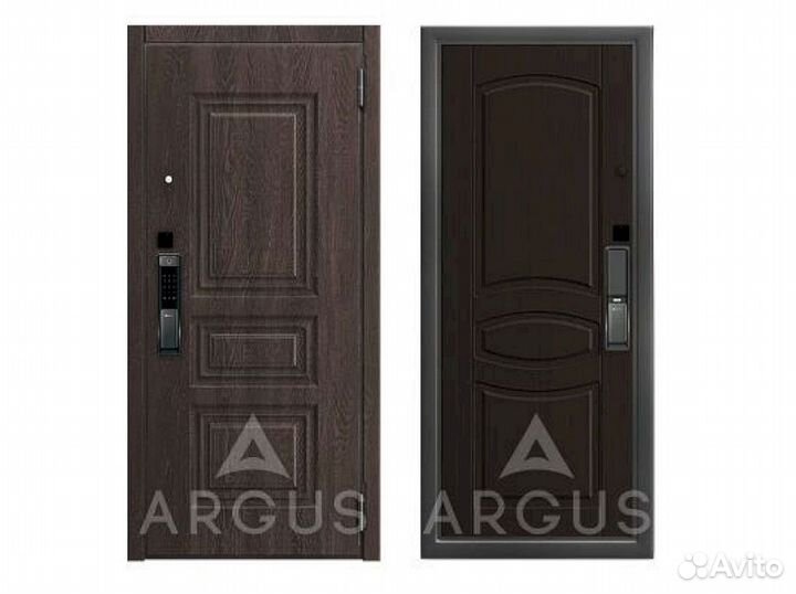 Электронная входная дверь с отпечатком пальца