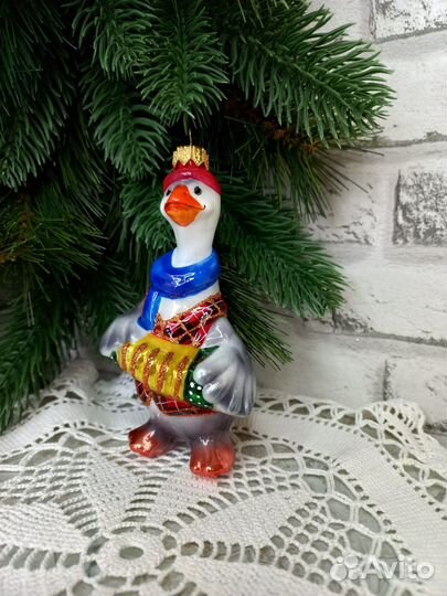 Ёлочная игрушка Гусыня Марта, Гусь Мартин, Ариэль