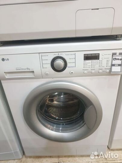 Стиральная машина lg 6 кг б/у с гарантией