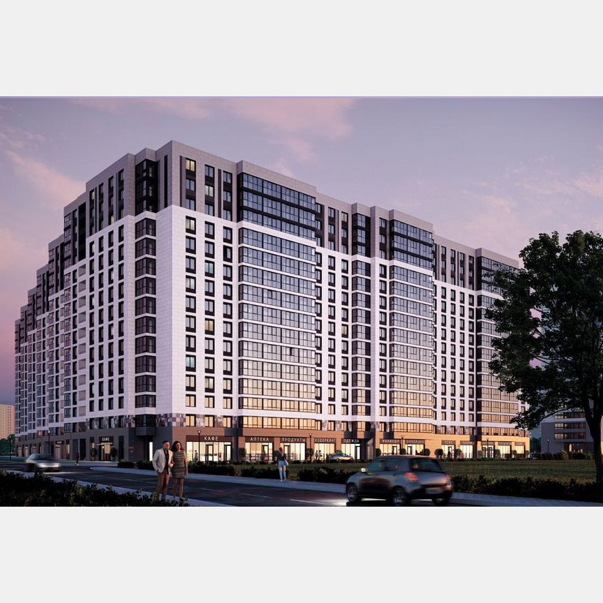 3-к. квартира, 87,2 м², 9/16 эт.