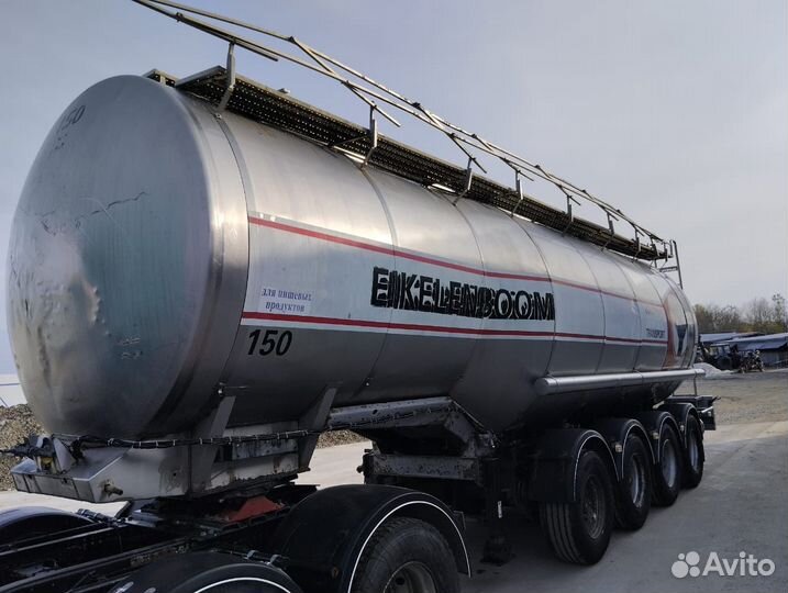 Полуприцеп пищевая цистерна Burg BPD0 15-27, 1990