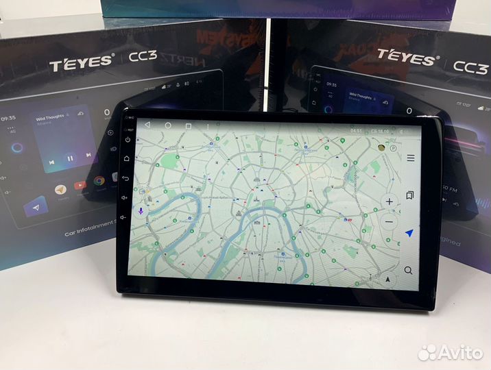 Магнитола на андройде Teyes 4/64 для Ниссан