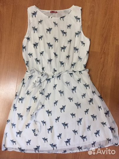 Шифоновое платье р, 46 (М)