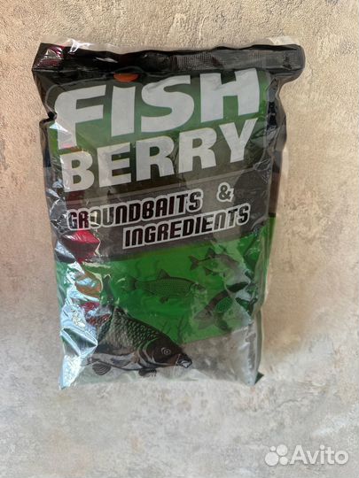 Пеллетс медленно растворимый fishberry темный 8мм