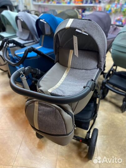 Коляска AIR 2в1 (bexa) (03 (латте кожа+латте)