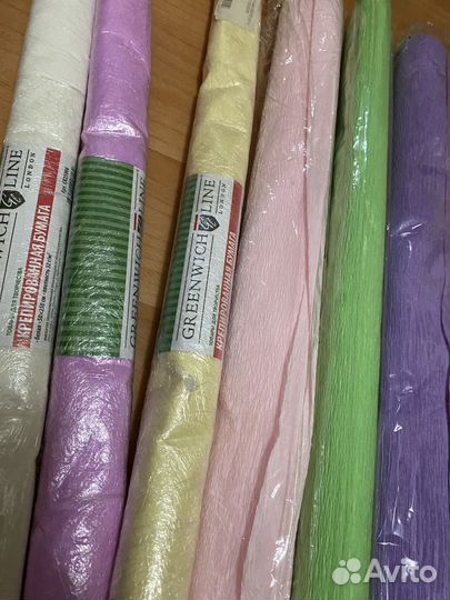 Крепированная бумага