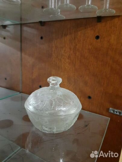Конфетница стекло СССР