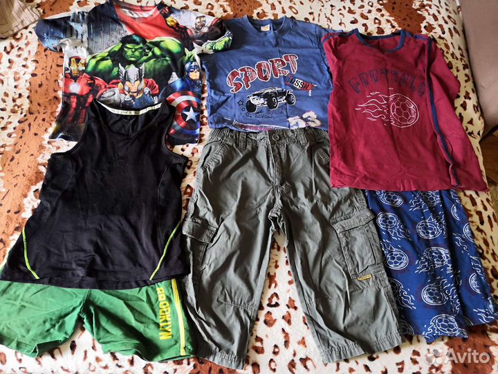 Вещи пакетом на мальчика 140 146