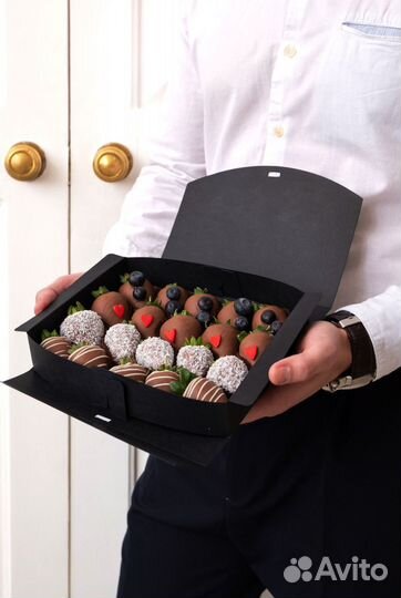 Набор клубники в бельгийском шоколаде