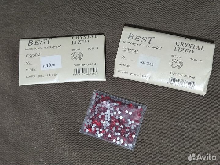 Стразы клеевые