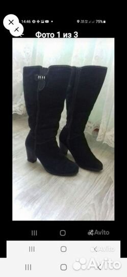 Женские сапоги р.36,38