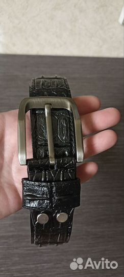 Ремень из крокодиловой кожи