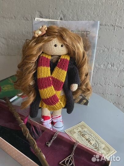 Кукла Гермиона. Вязаные игрушки
