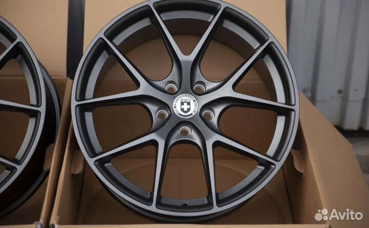 Диски HRE P101 R19 5*112 графит