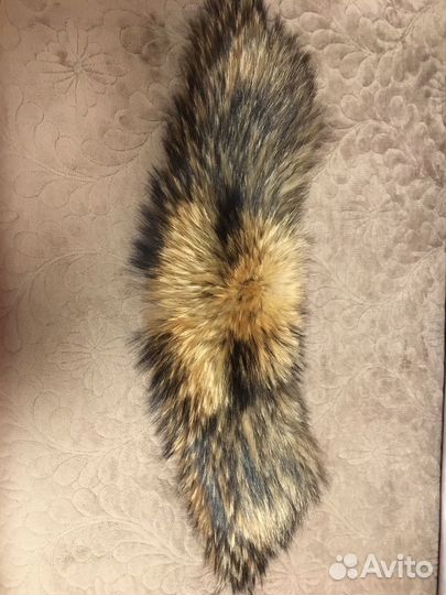 Меховой воротник енот