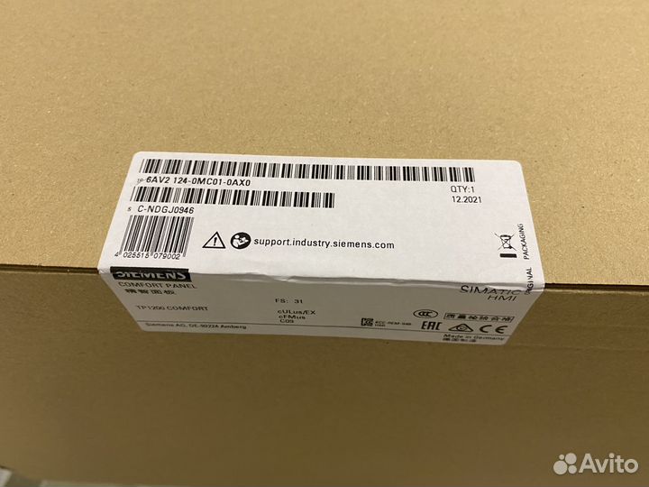 6AV2124-0MC01-0AX0 панель оператора simatic TP1200