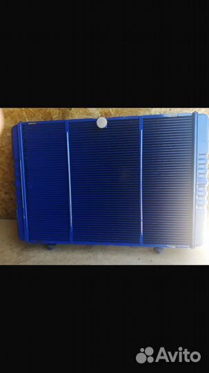 Радиатор охлаждения на газель 405-405 (синий )