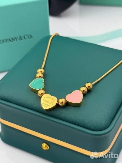 Колье женское с подвеской Tiffany