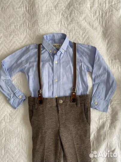 Костюм (рубашка, брюки и свитер)