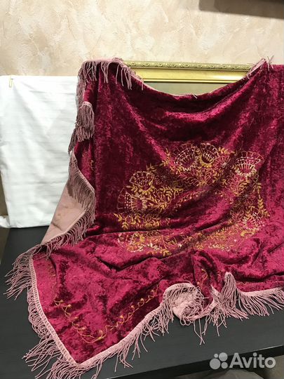 Плюшевая скатерть СССР