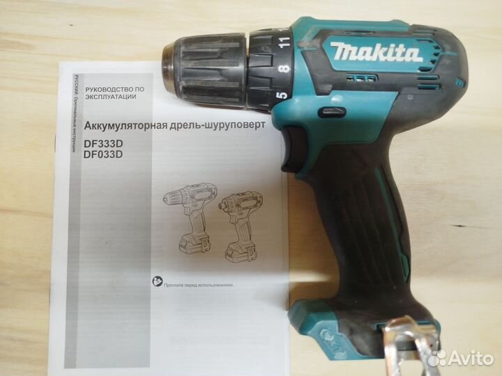 Аккумуляторная дрель-шуруповерт Makita CXT DF333DZ