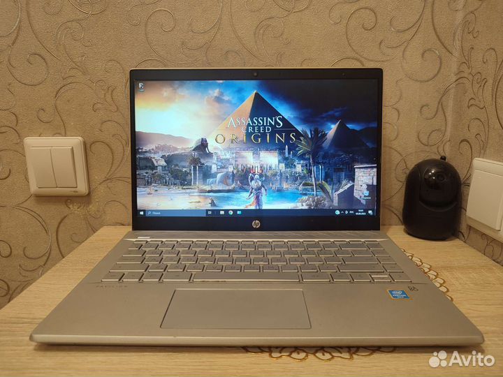 Ноутбук hp Intel gold современный тонкий