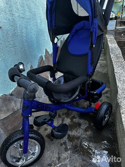 Велосипед коляска с ручкой