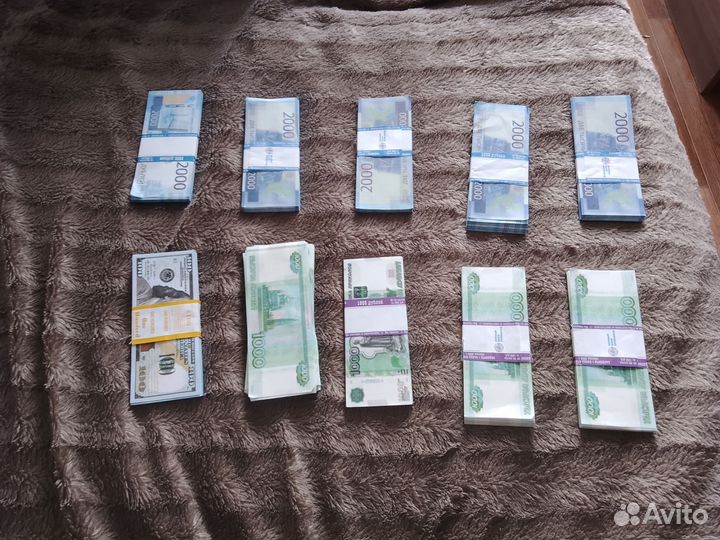 Фальшивые купюры наминалам 1000тыщи-2000тыщи