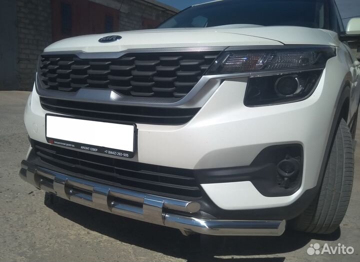 KIA Seltos 2020 Защита переднего бампера