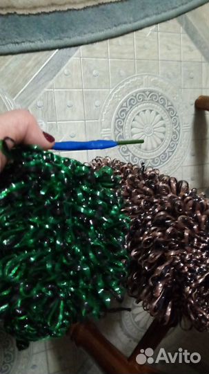 Мочалки ручной вяжу