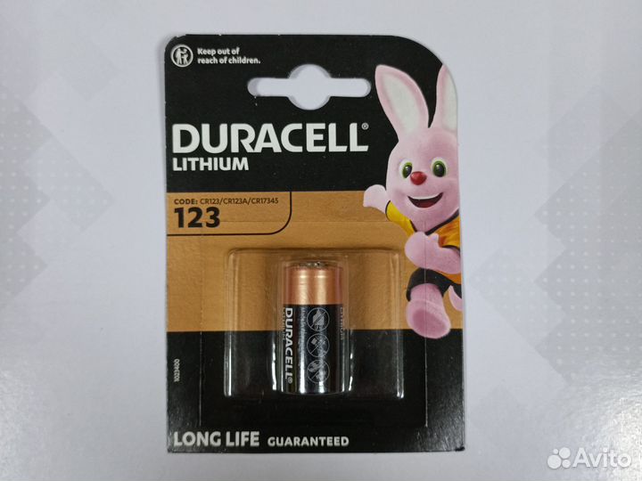 Батарейка Duracell CR123A