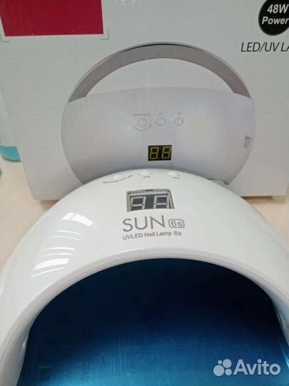 Лампа для сушки гелей sun 6s