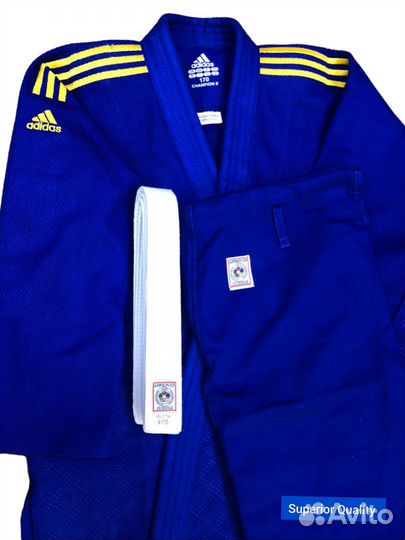 Кимоно для дзюдо, Adidas Champion 2. 160/170/180