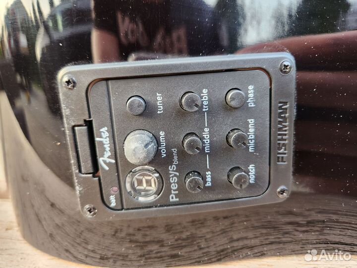 Гитара электроакустическая Fender CD-60SCE BLK